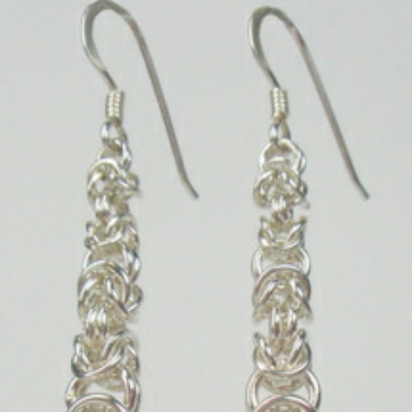 Giani Bernini Byzantine Chain Drop Earrings in Sterling Silver - Picture 10 of 11